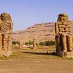 the colossi of Memnon