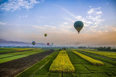 Hot Air Balloon Ride over the West Bank of Luxor